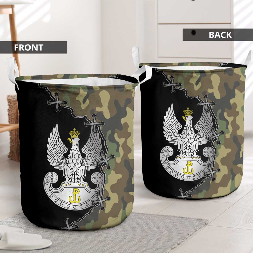 Poland Home Army Laundry Basket Armia Krajowa Military Eagle