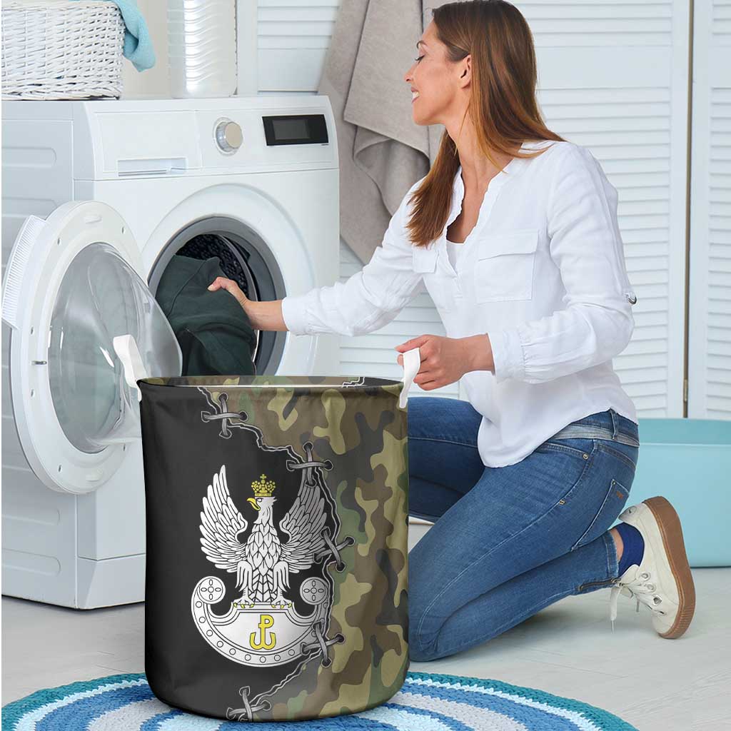 Poland Home Army Laundry Basket Armia Krajowa Military Eagle