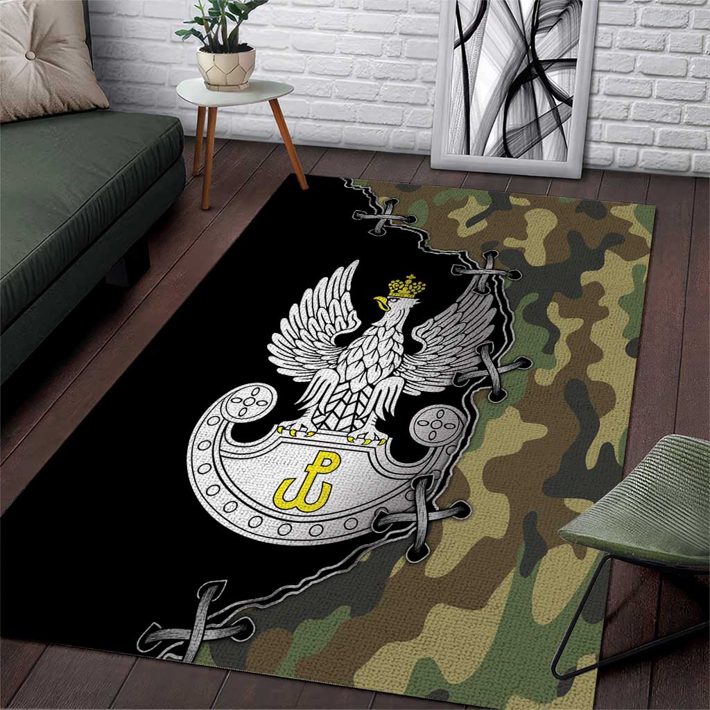Poland Home Army Area Rug Armia Krajowa Military Eagle