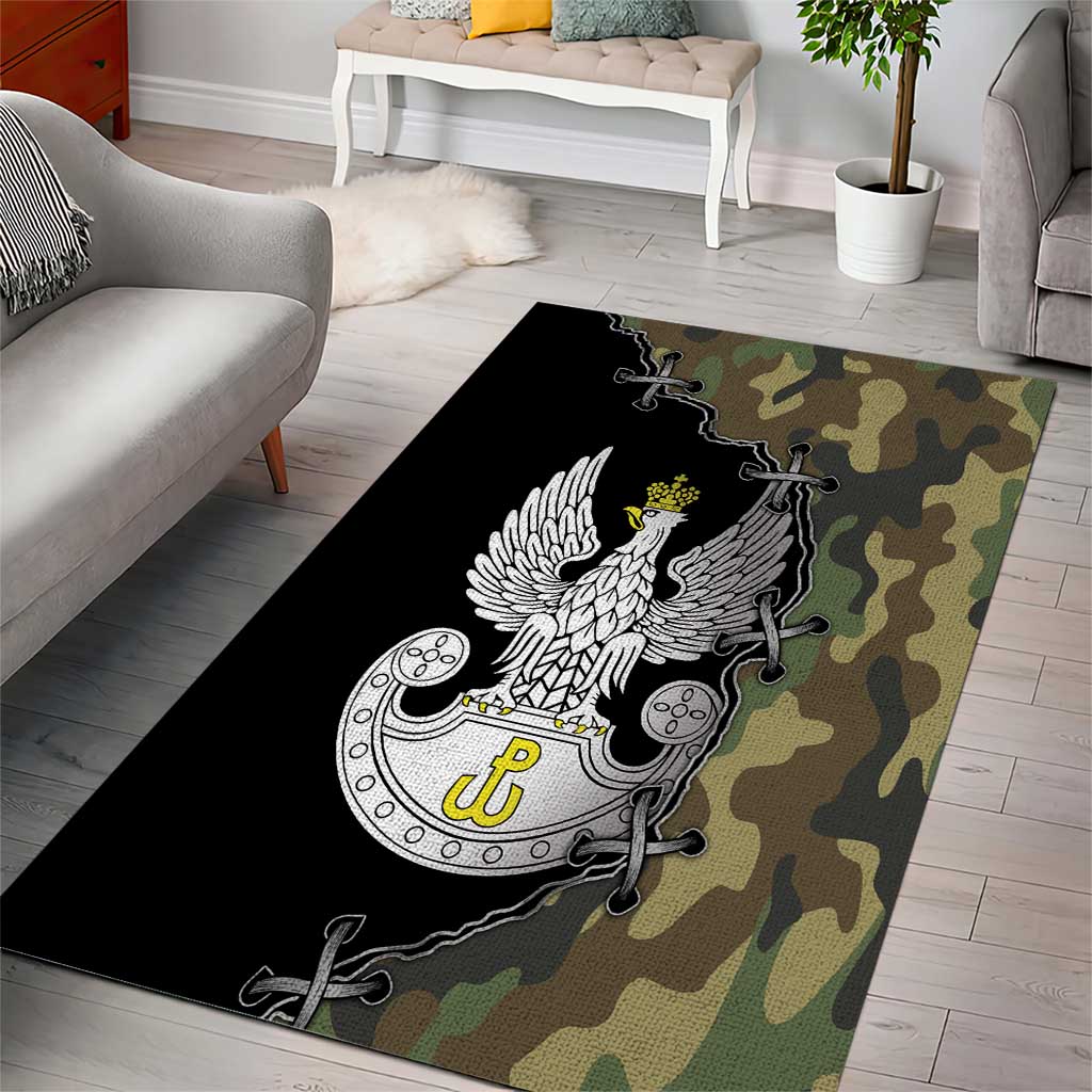 Poland Home Army Area Rug Armia Krajowa Military Eagle