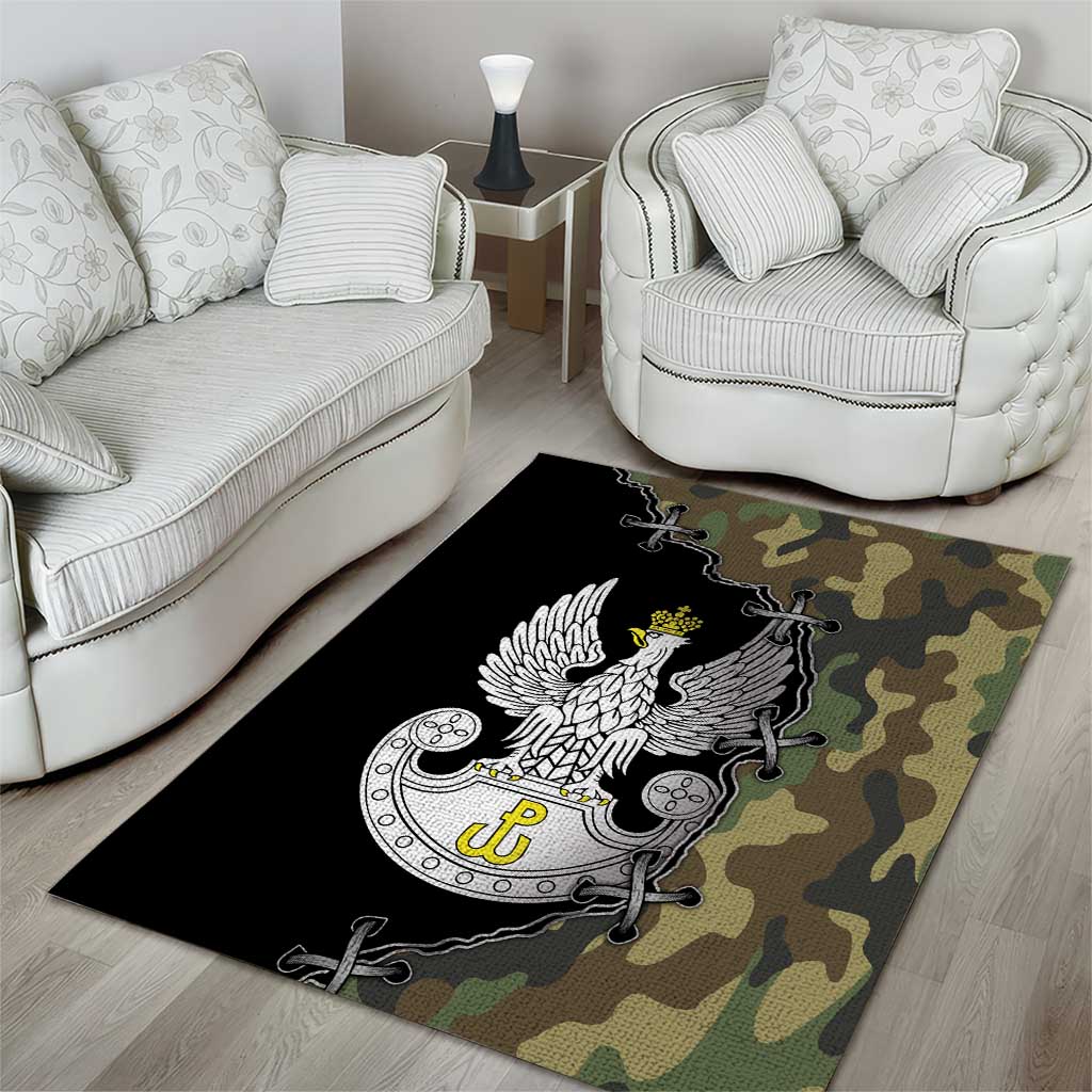 Poland Home Army Area Rug Armia Krajowa Military Eagle
