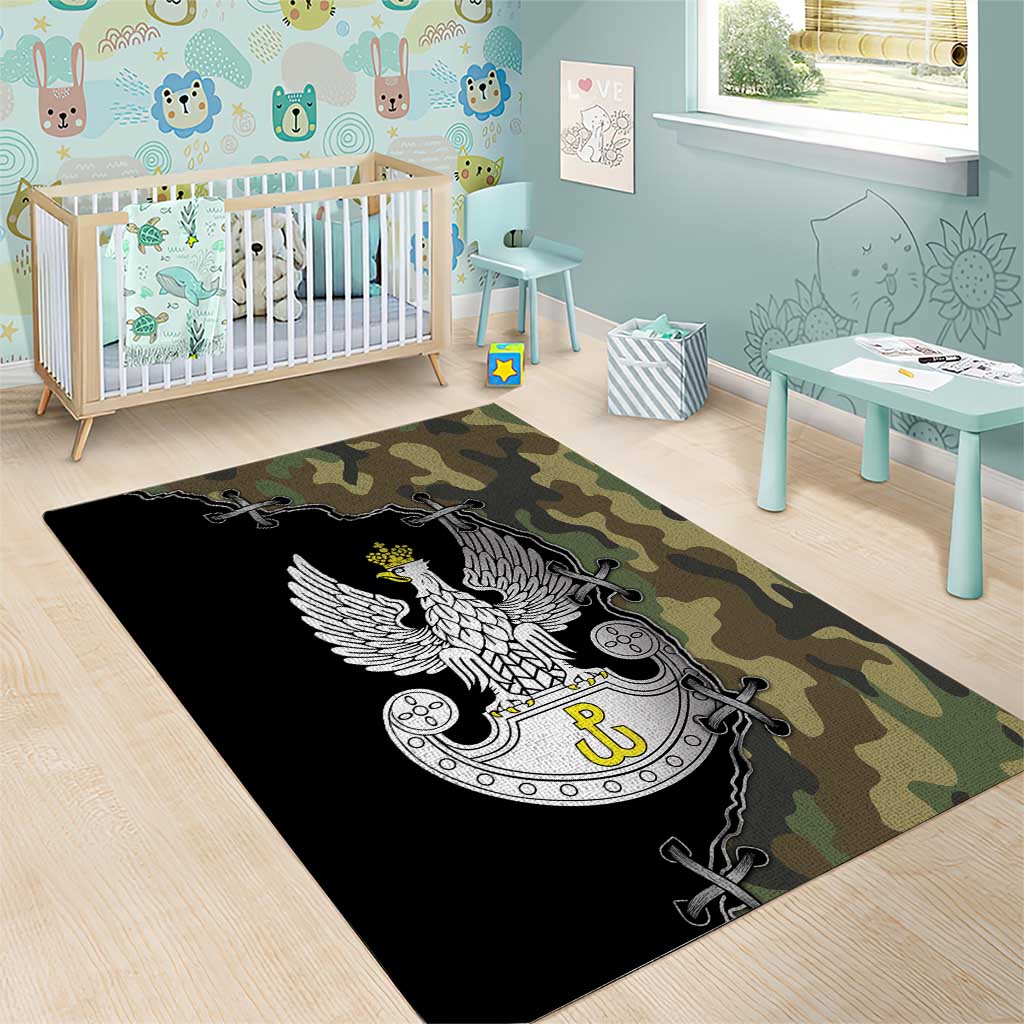 Poland Home Army Area Rug Armia Krajowa Military Eagle