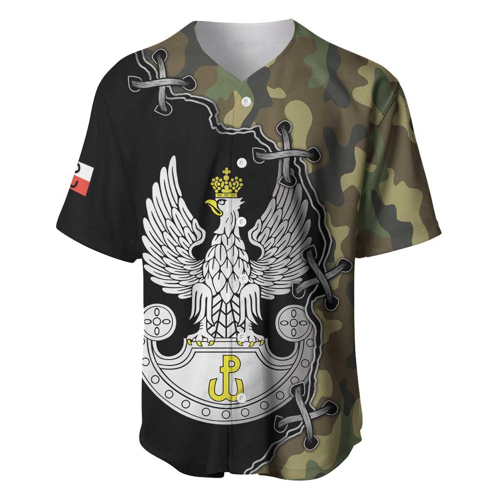 Poland Home Army Baseball Jersey Armia Krajowa Military Eagle