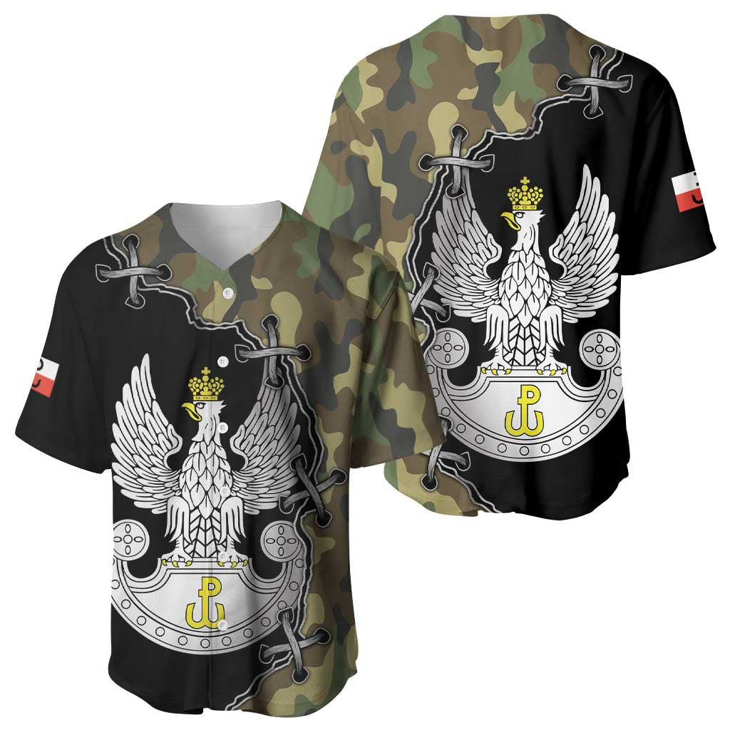 Poland Home Army Baseball Jersey Armia Krajowa Military Eagle