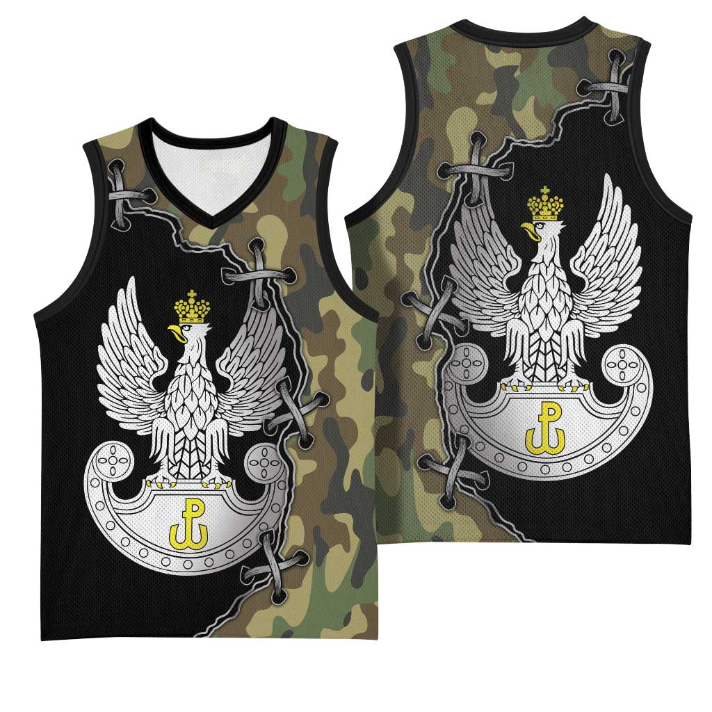 Poland Home Army Basketball Jersey Armia Krajowa Military Eagle
