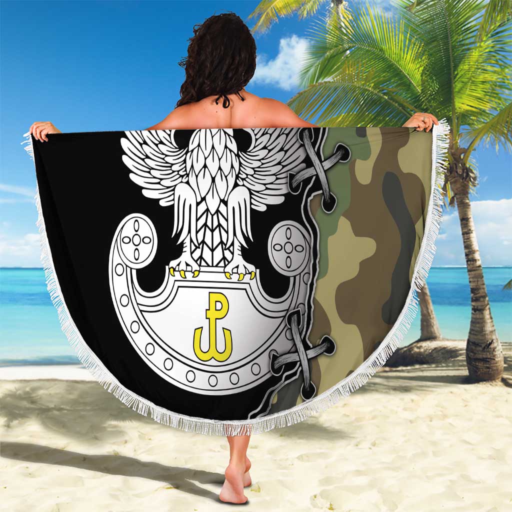 Poland Home Army Beach Blanket Armia Krajowa Military Eagle