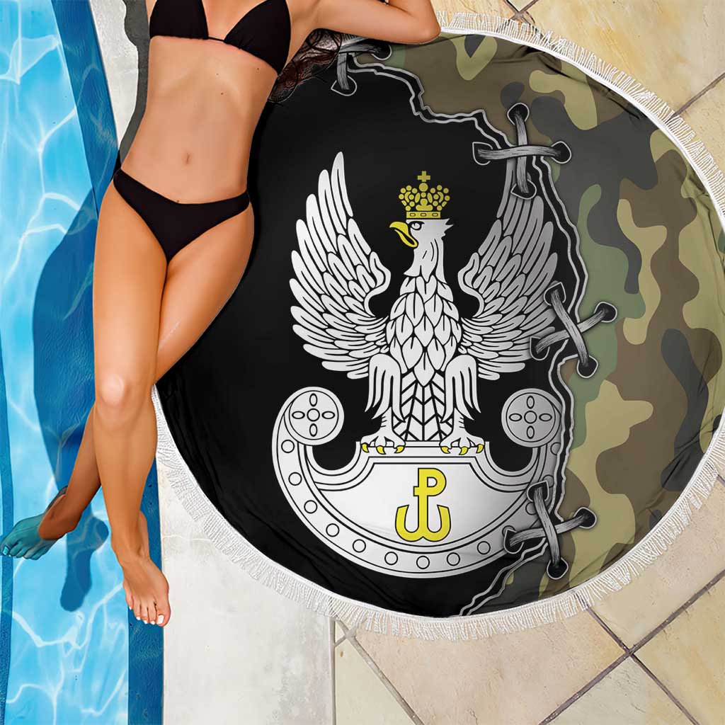 Poland Home Army Beach Blanket Armia Krajowa Military Eagle