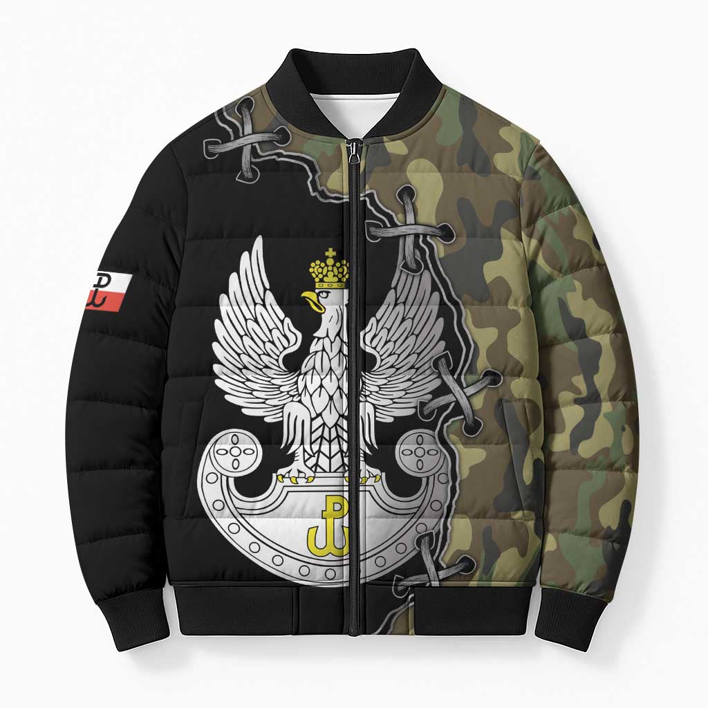 Poland Home Army Bomber Puffer Jacket Armia Krajowa Military Eagle