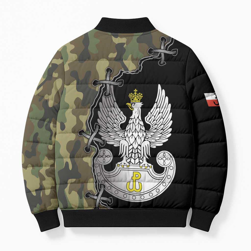 Poland Home Army Bomber Puffer Jacket Armia Krajowa Military Eagle