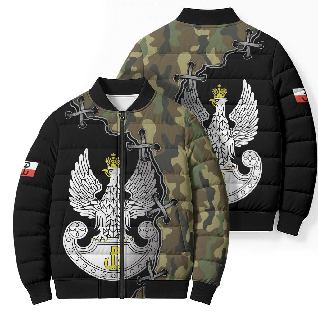 Poland Home Army Bomber Puffer Jacket Armia Krajowa Military Eagle