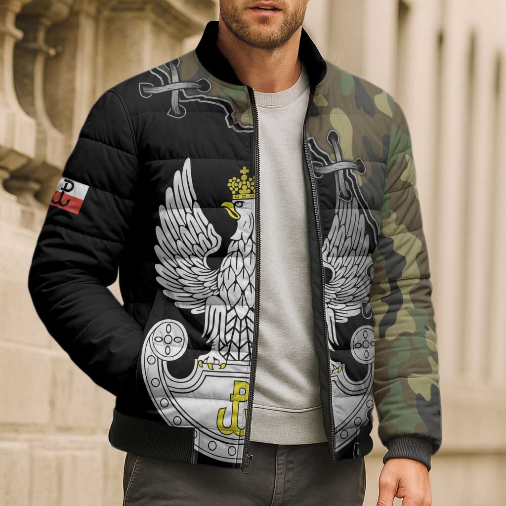 Poland Home Army Bomber Puffer Jacket Armia Krajowa Military Eagle