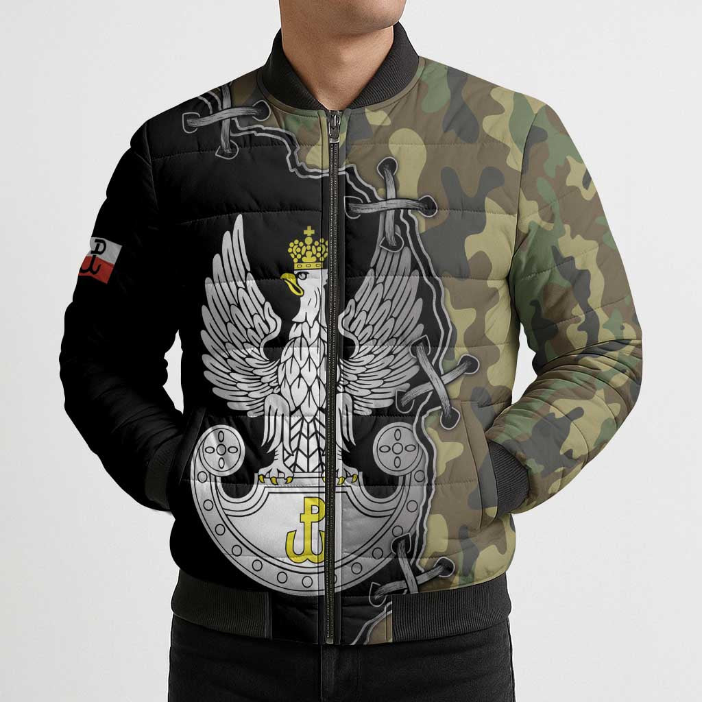 Poland Home Army Bomber Puffer Jacket Armia Krajowa Military Eagle