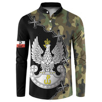 Poland Home Army Button Sweatshirt Armia Krajowa Military Eagle