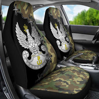 Poland Home Army Car Seat Cover Armia Krajowa Military Eagle