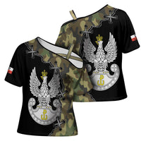 Poland Home Army Cross Shoulder Shirt Armia Krajowa Military Eagle