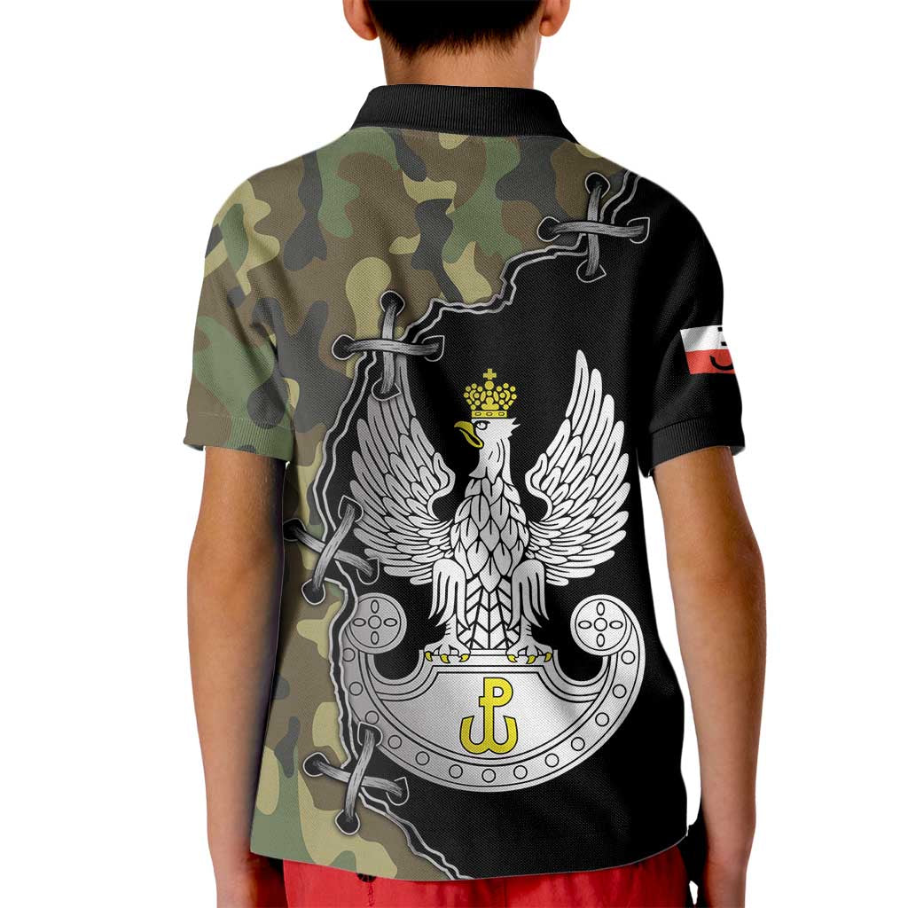 Poland Home Army Kid Polo Shirt Armia Krajowa Military Eagle