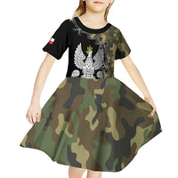Poland Home Army Kid Short Sleeve Dress Armia Krajowa Military Eagle