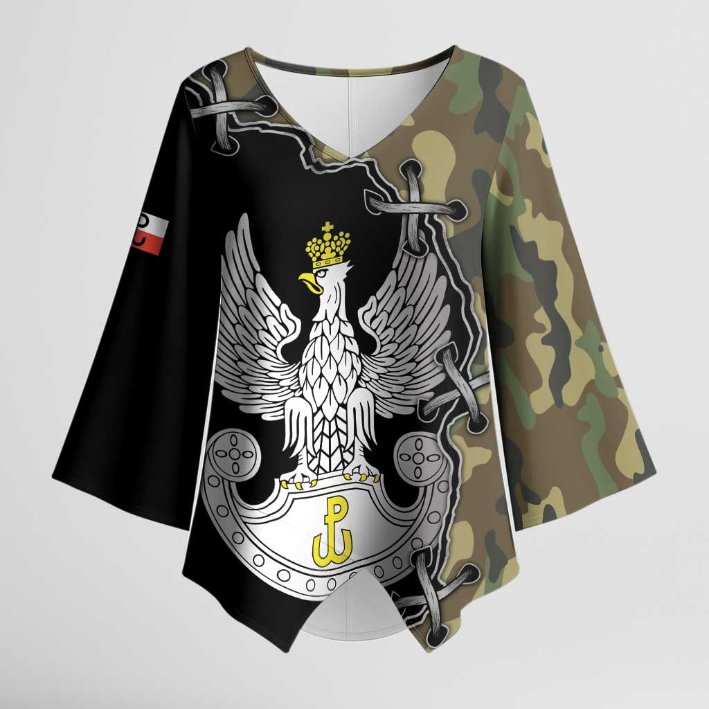 Poland Home Army Kimono Sleeve Blouse Armia Krajowa Military Eagle