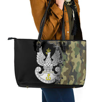 Poland Home Army Leather Tote Bag Armia Krajowa Military Eagle