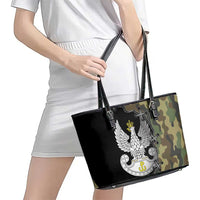 Poland Home Army Leather Tote Bag Armia Krajowa Military Eagle