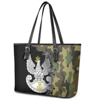 Poland Home Army Leather Tote Bag Armia Krajowa Military Eagle
