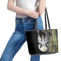 Poland Home Army Leather Tote Bag Armia Krajowa Military Eagle