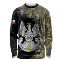 Poland Home Army Long Sleeve Shirt Armia Krajowa Military Eagle