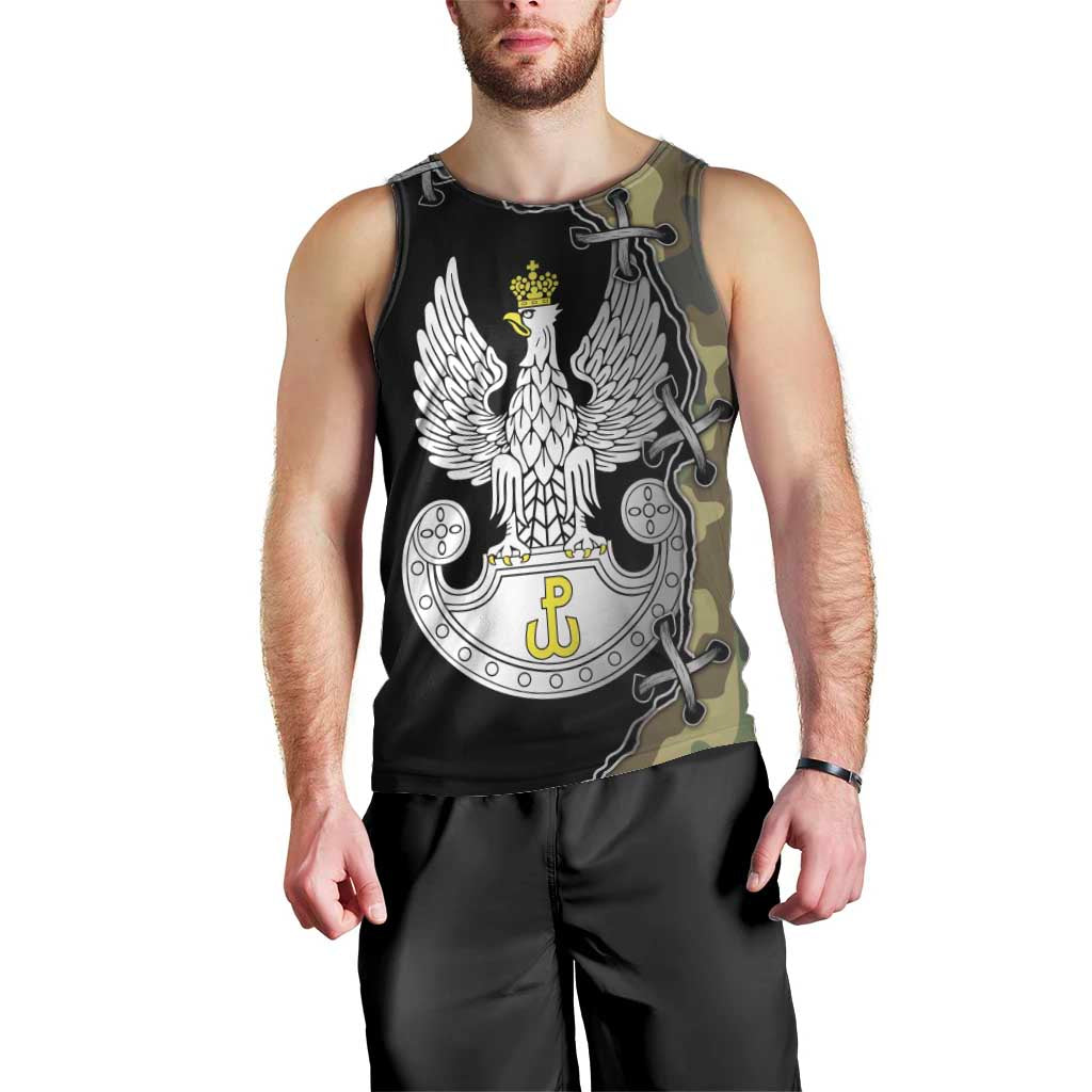 Poland Home Army Men Tank Top Armia Krajowa Military Eagle