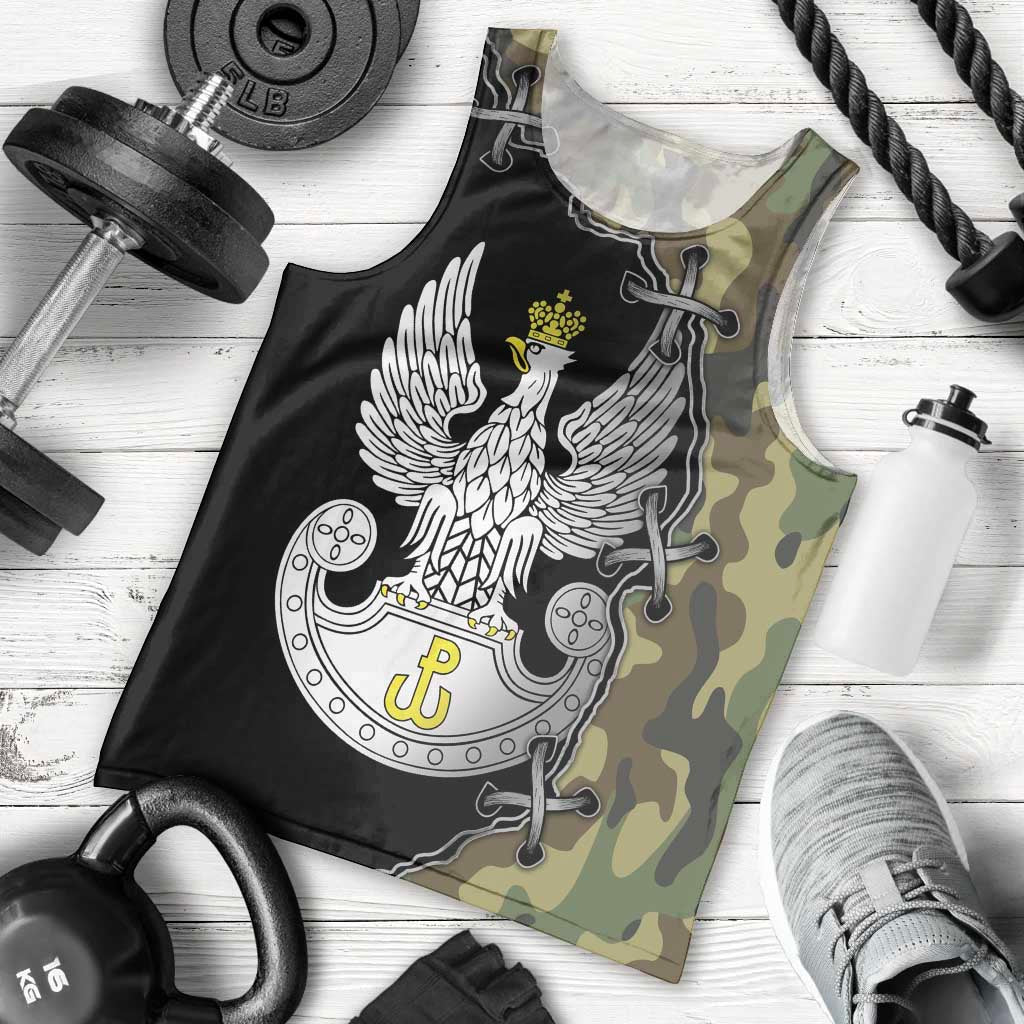 Poland Home Army Men Tank Top Armia Krajowa Military Eagle