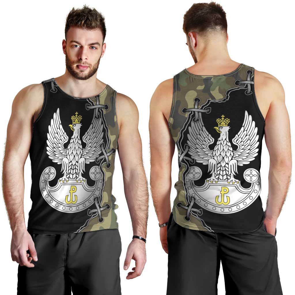 Poland Home Army Men Tank Top Armia Krajowa Military Eagle
