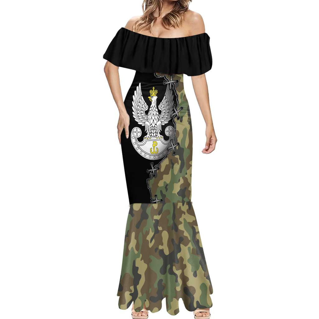Poland Home Army Mermaid Dress Armia Krajowa Military Eagle