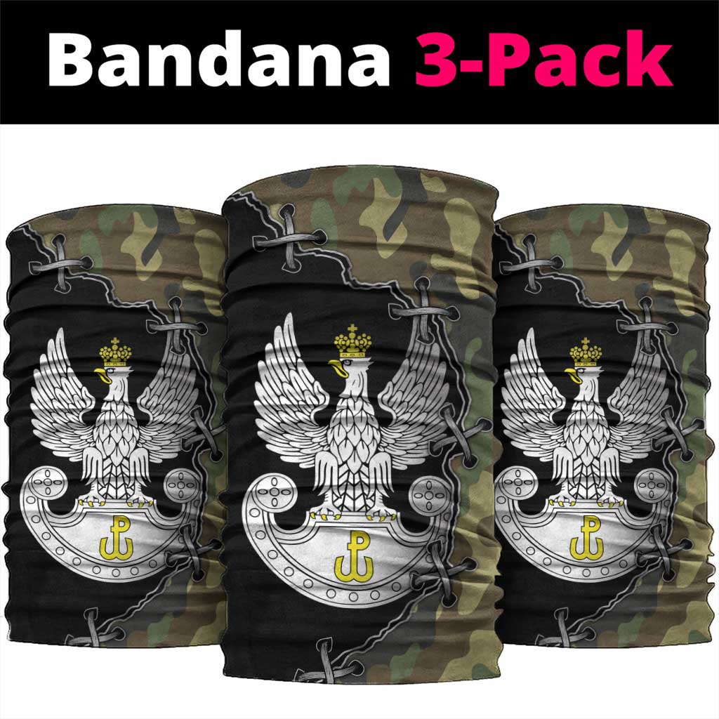 Poland Home Army Neck Gaiter Armia Krajowa Military Eagle