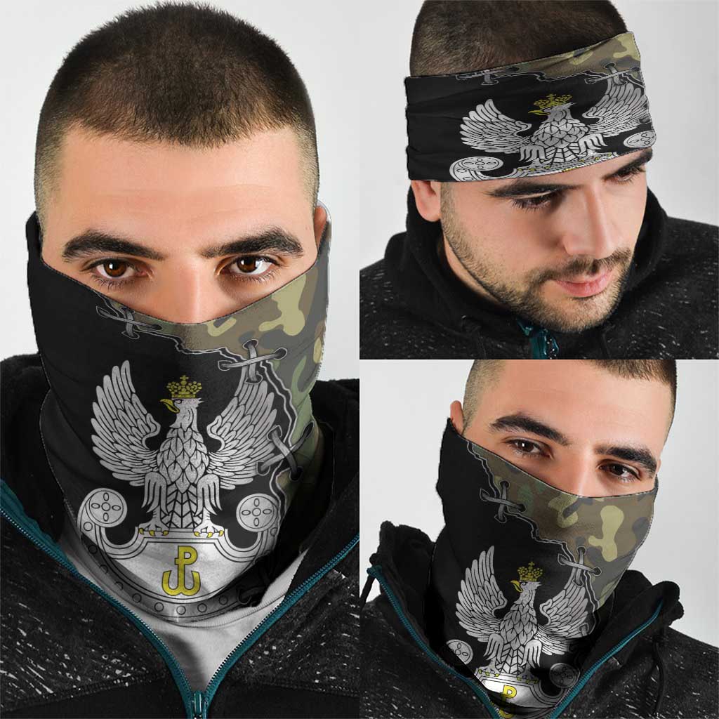 Poland Home Army Neck Gaiter Armia Krajowa Military Eagle