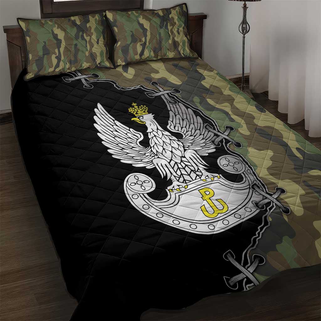 Poland Home Army Quilt Bed Set Armia Krajowa Military Eagle