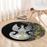 Poland Home Army Round Carpet Armia Krajowa Military Eagle