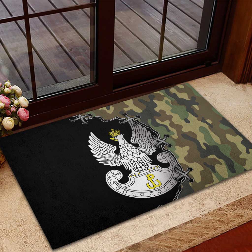 Poland Home Army Rubber Doormat Armia Krajowa Military Eagle
