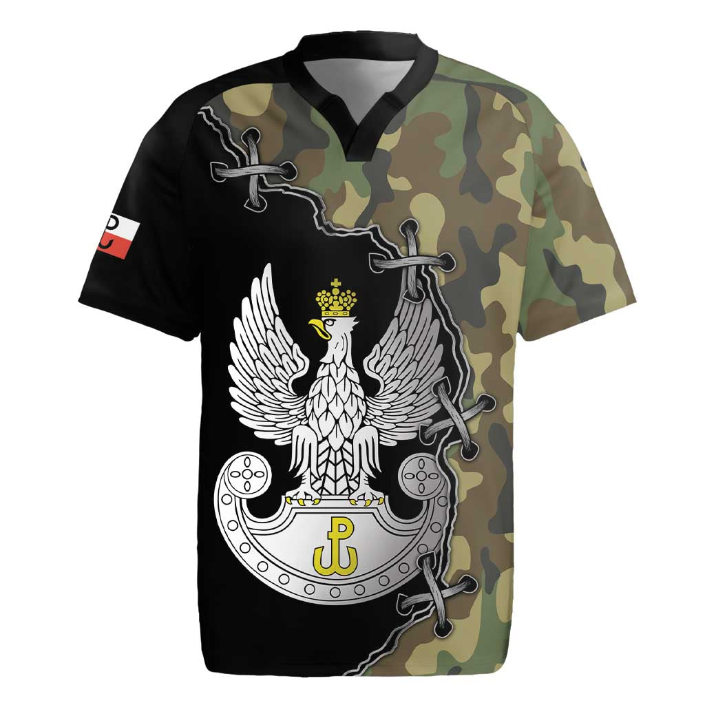 Poland Home Army Rugby Jersey Armia Krajowa Military Eagle