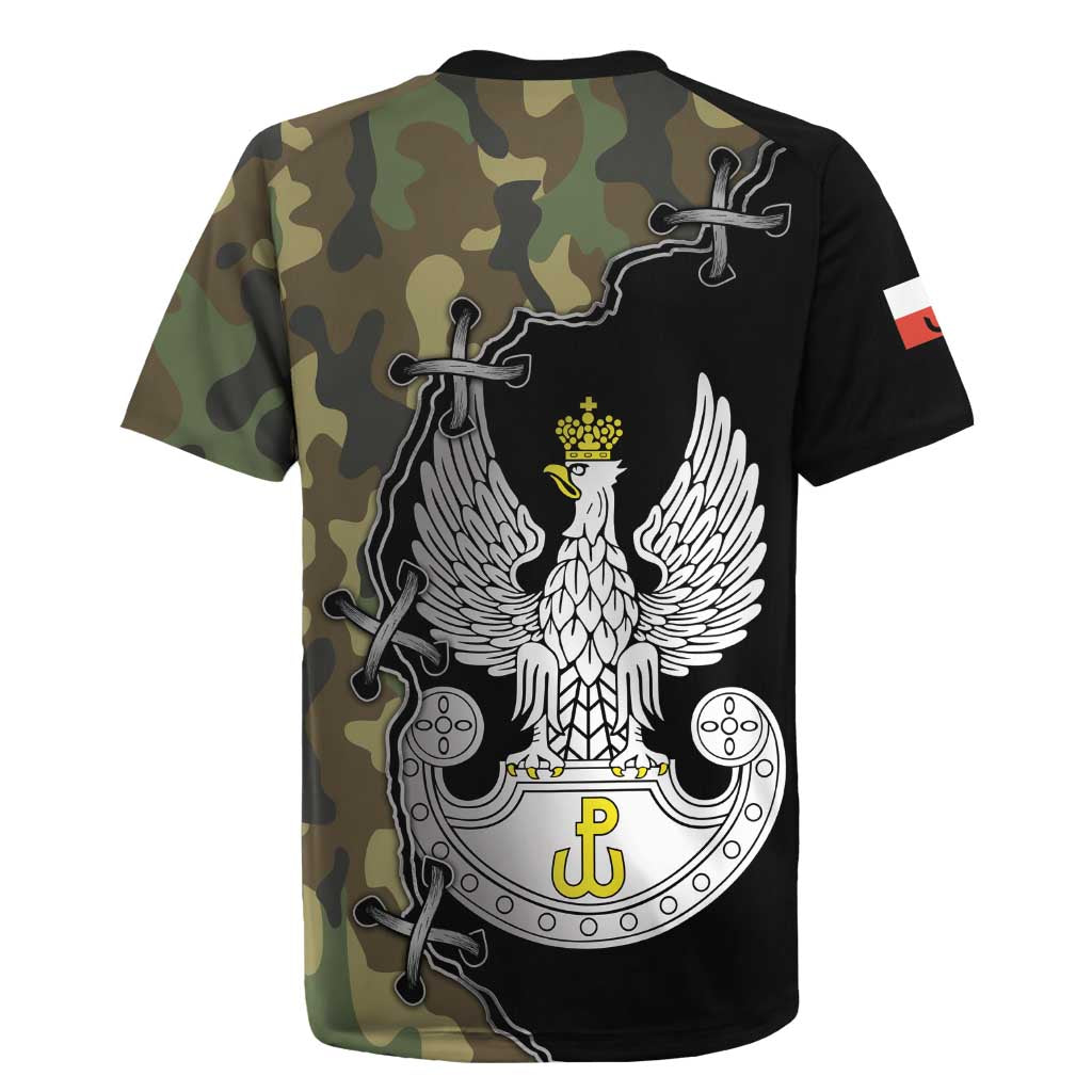 Poland Home Army Rugby Jersey Armia Krajowa Military Eagle