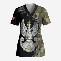 Poland Home Army Scrub Top Armia Krajowa Military Eagle