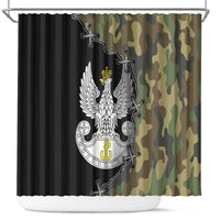 Poland Home Army Shower Curtain Armia Krajowa Military Eagle