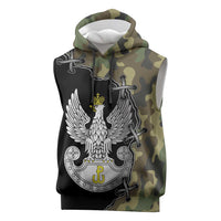 Poland Home Army Sleeveless Hoodie Armia Krajowa Military Eagle