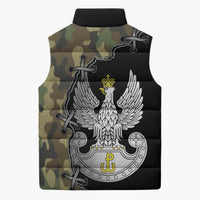 Poland Home Army Sleeveless Puffer Jacket Armia Krajowa Military Eagle