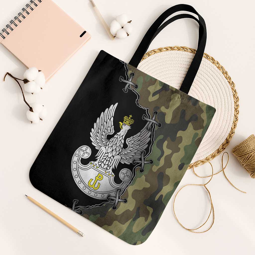 Poland Home Army Tote Bag Armia Krajowa Military Eagle
