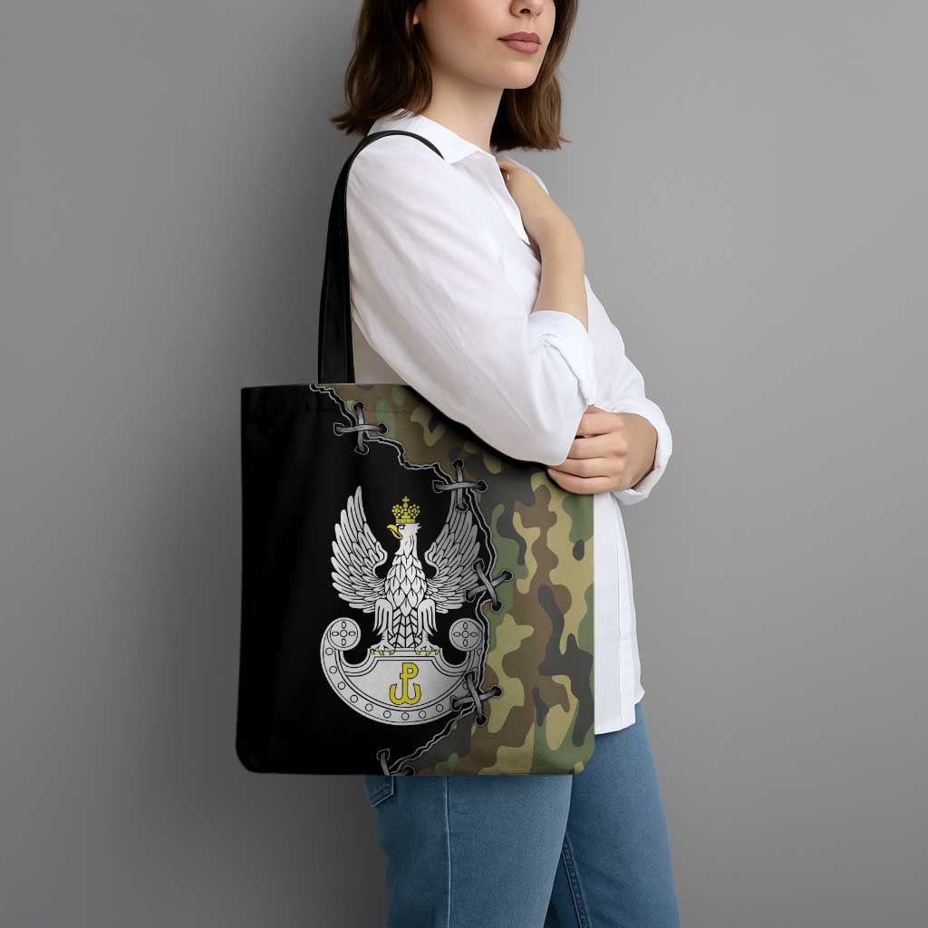 Poland Home Army Tote Bag Armia Krajowa Military Eagle