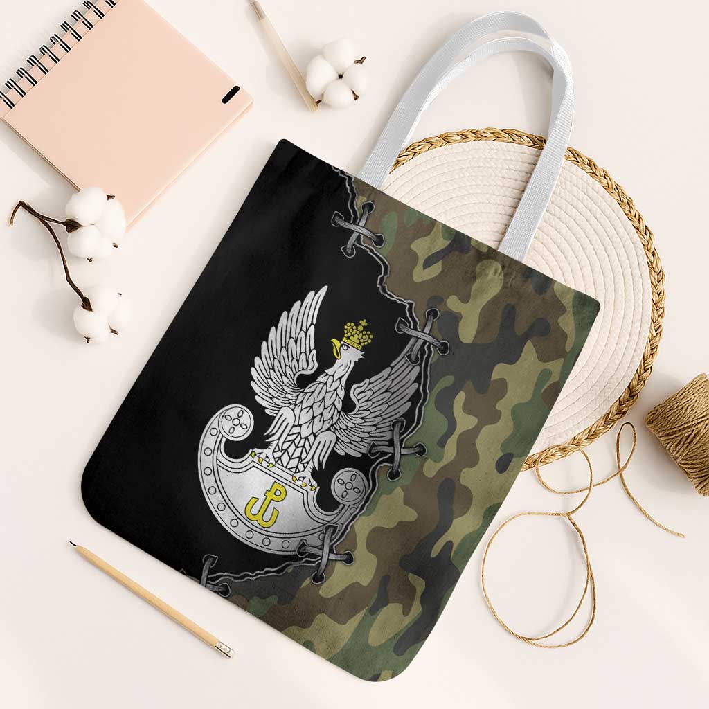 Poland Home Army Tote Bag Armia Krajowa Military Eagle