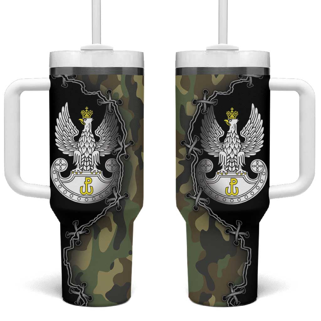 Poland Home Army Tumbler With Handle Armia Krajowa Military Eagle