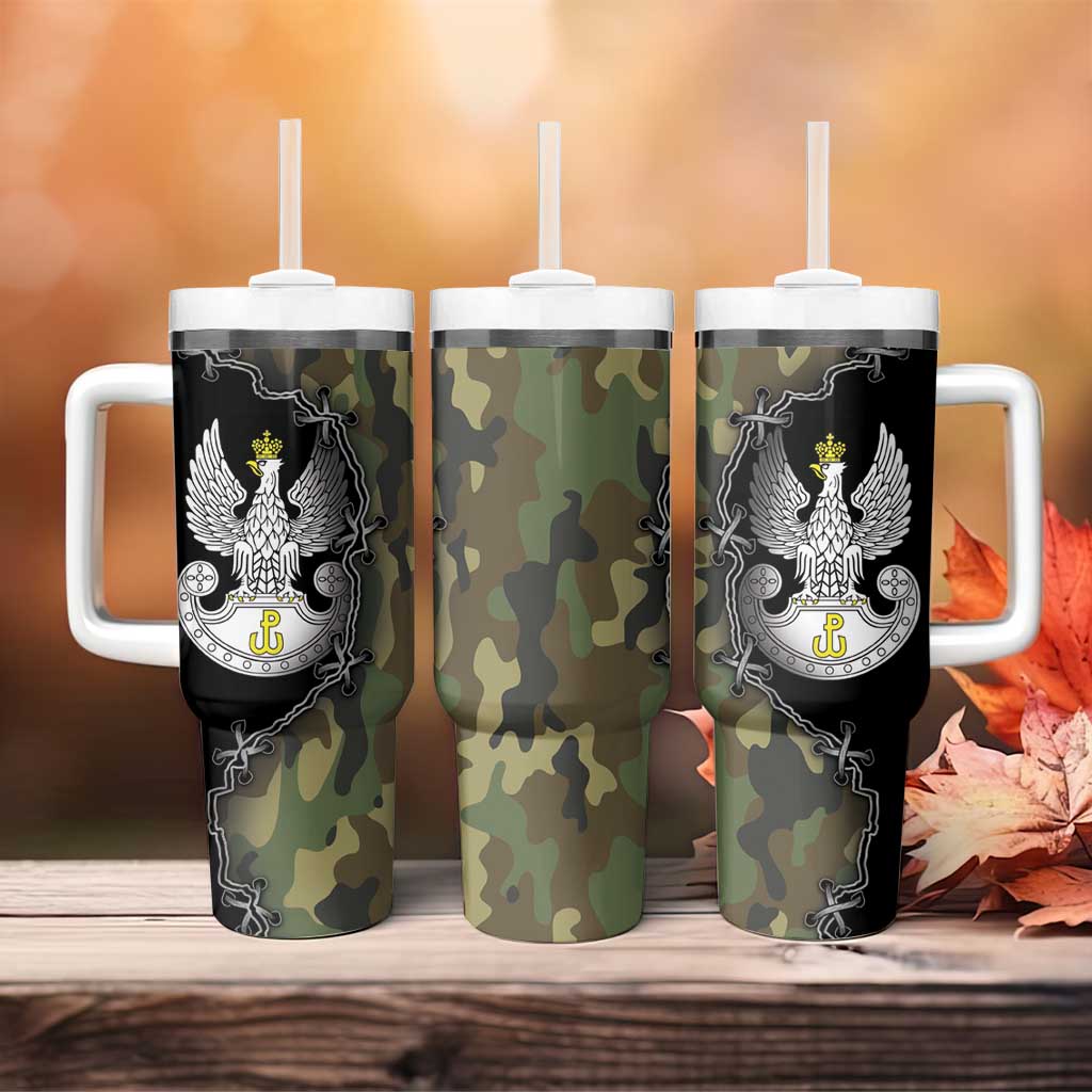 Poland Home Army Tumbler With Handle Armia Krajowa Military Eagle