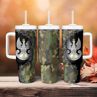 Poland Home Army Tumbler With Handle Armia Krajowa Military Eagle