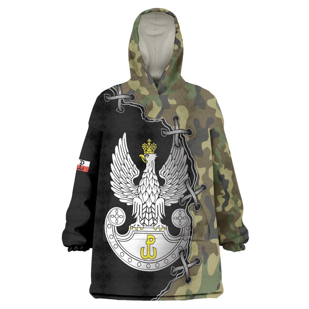 Poland Home Army Wearable Blanket Hoodie Armia Krajowa Military Eagle