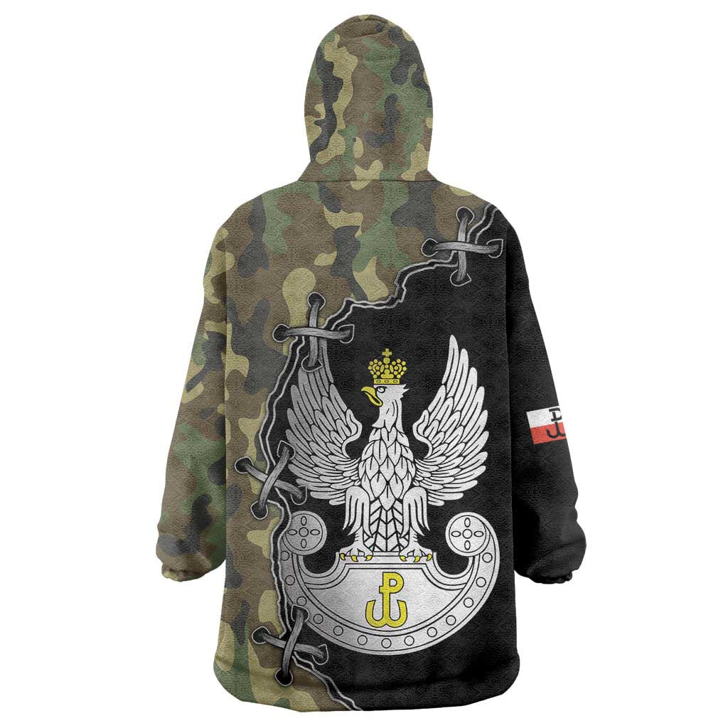 Poland Home Army Wearable Blanket Hoodie Armia Krajowa Military Eagle